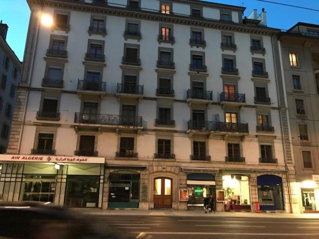 Quartier Gare-Mont-Blanc Appartement Genève Buitenkant foto